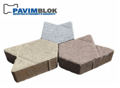 Pavimenti per esterni autobloccanti coda di pesce Sicilia